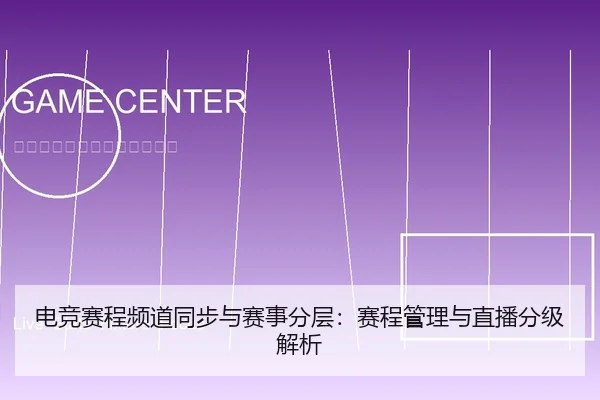 电竞赛程频道同步与赛事分层：赛程管理与直播分级解析